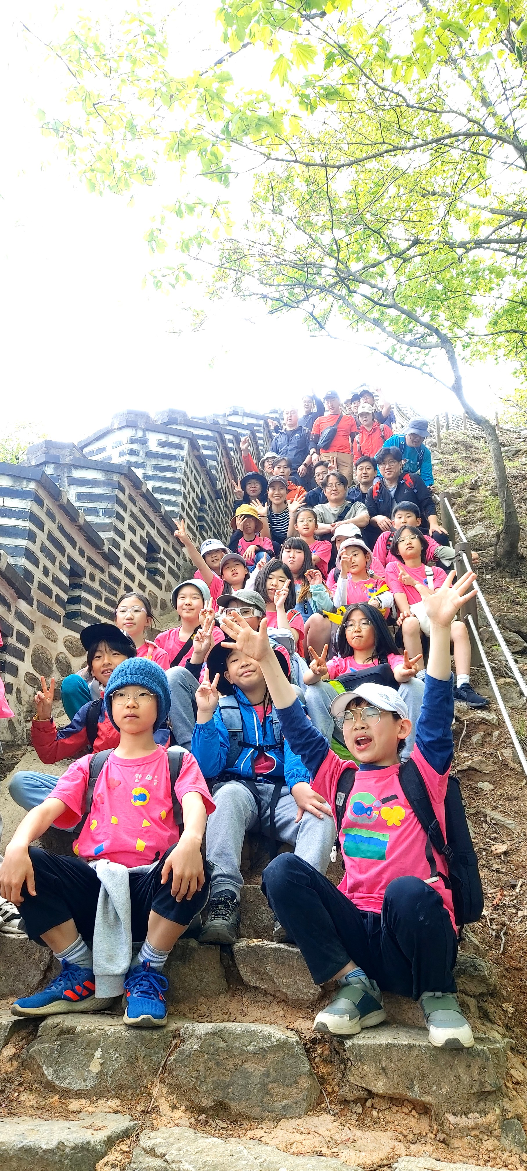 23 강마을 산성순례 모두함께 돌계단 _004 사진